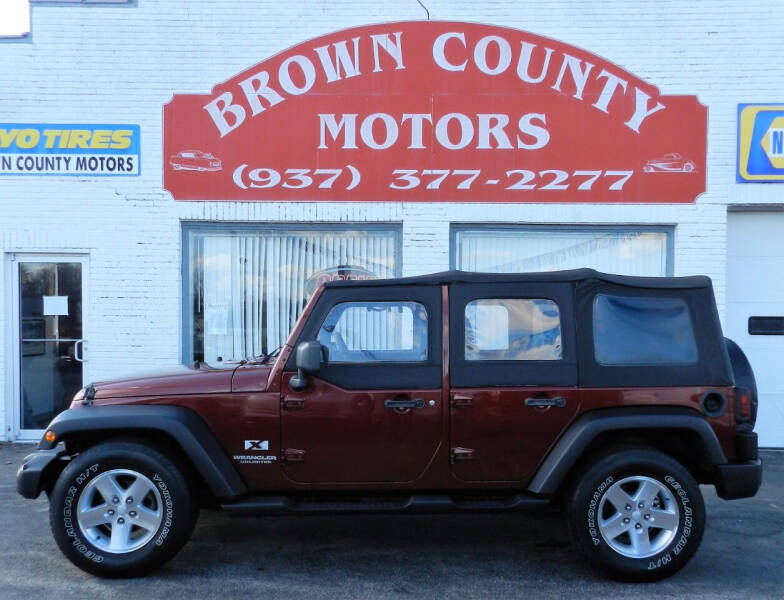 2008 Jeep Wrangler Unlimited for sale at Brown County Motors in Russellville OH
