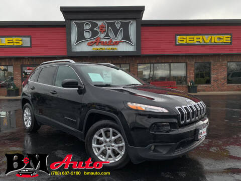 2017 Jeep Cherokee for sale at B & M Auto Sales Inc. in Oak Forest IL