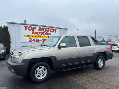 2003 Chevrolet Avalanche for sale at Top Notch Motors in Yakima WA