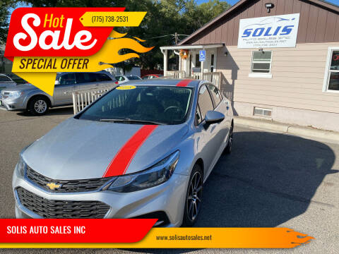 2018 Chevrolet Cruze for sale at SOLIS AUTO SALES INC in Elko NV