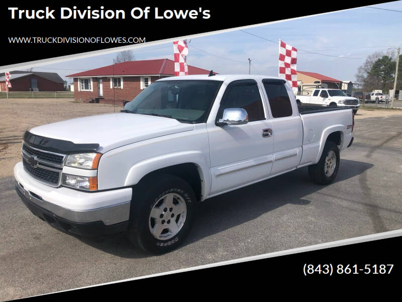 2006 Chevrolet Silverado 1500 for sale at Truck Division Of Lowe's in Darlington SC