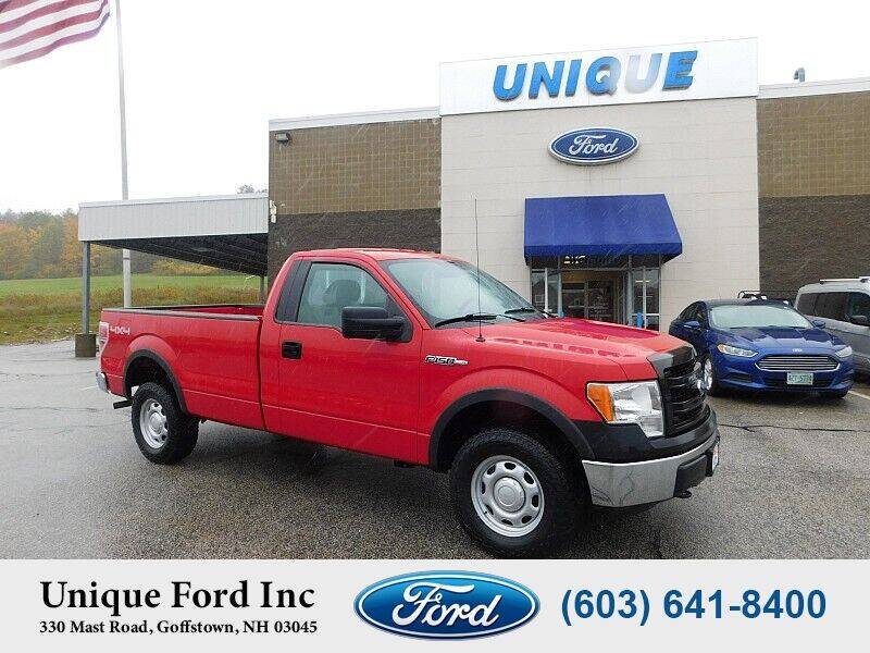2014 Ford F-150 for sale at Unique Motors of Chicopee - Unique Ford in Goffstown NH