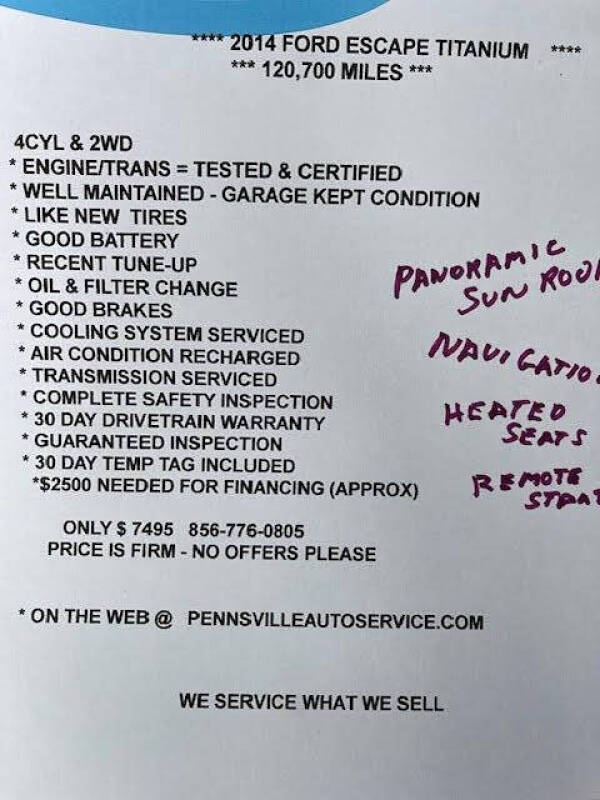 2014 Ford Escape Titanium