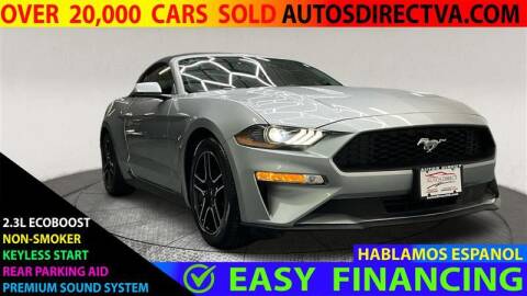 2020 Ford Mustang for sale at AUTOS DIRECT OF FREDERICKSBURG in Fredericksburg VA