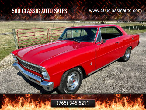 1966 Chevrolet Nova for sale at 500 CLASSIC AUTO SALES in Knightstown IN