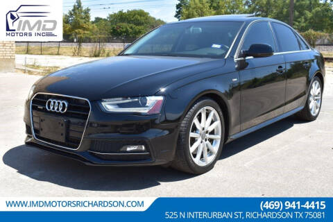2015 Audi A4 for sale at IMD Motors in Richardson TX