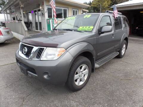 2008 Nissan Pathfinder for sale at Gold Key Motors in Centralia WA