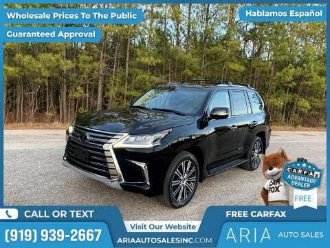 2019 Lexus LX 570 for sale at ARIA AUTO SALES INC in Raleigh NC
