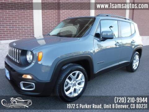 2017 Jeep Renegade for sale at SAM'S AUTOMOTIVE in Denver CO