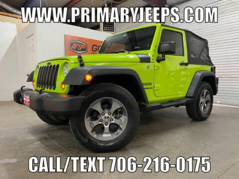 2013 Jeep Wrangler for sale at Primary Jeep Argo Powersports Golf Carts in Dawsonville GA