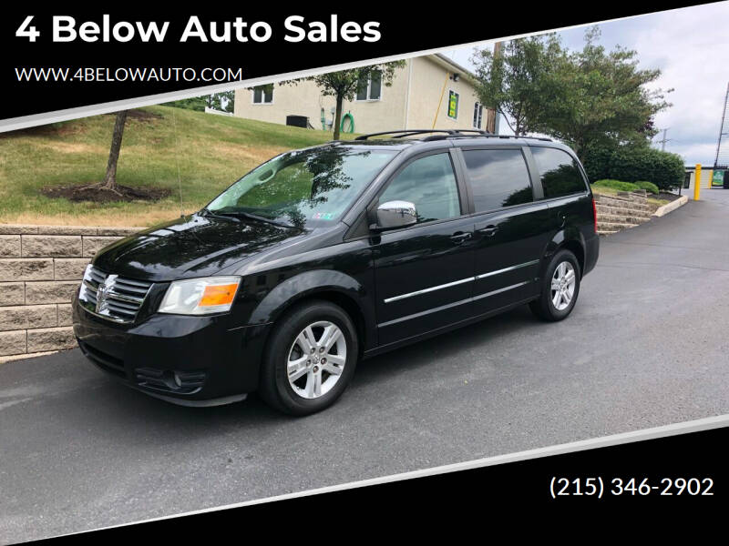 2008 Dodge Grand Caravan for sale at 4 Below Auto Sales in Willow Grove PA