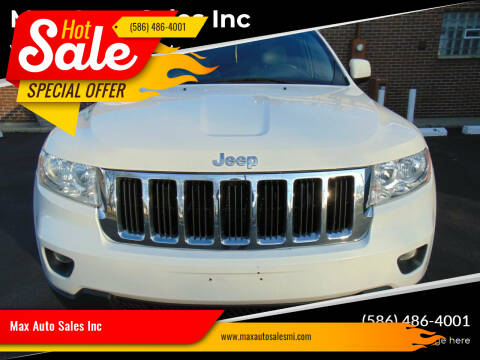 2012 Jeep Grand Cherokee for sale at Max Auto Sales Inc in Warren MI