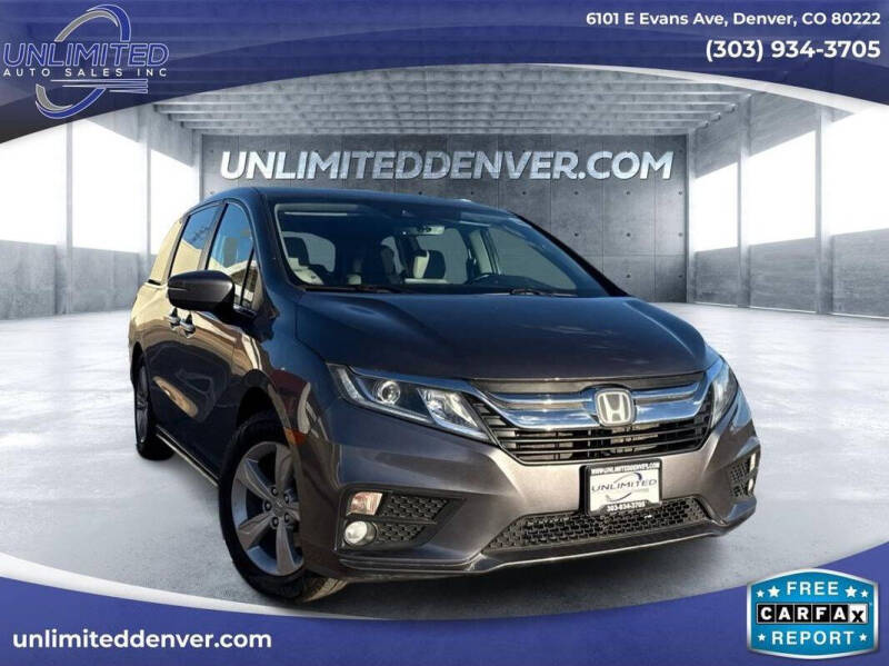 2019 Honda Odyssey for sale at Unlimited Auto Sales in Denver CO