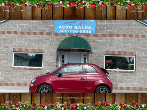 2012 FIAT 500c for sale at VAZQUEZ AUTO SALES in Bloomington IL