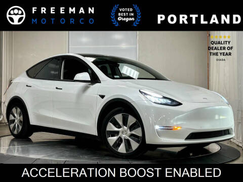 2021 Tesla Model Y for sale at Freeman Motor Company in Portland OR