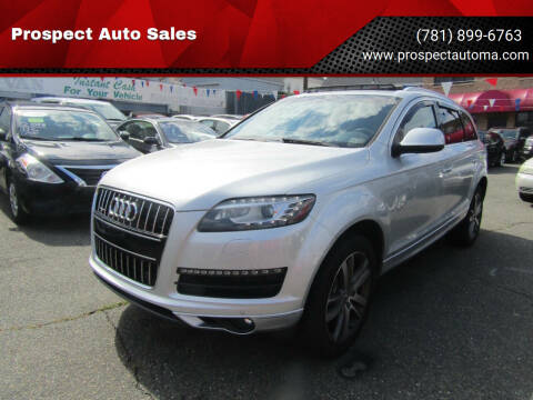 2014 Audi Q7 for sale at Prospect Auto Sales in Waltham MA