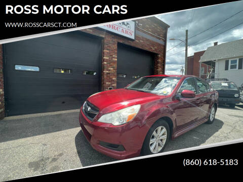 2010 Subaru Legacy for sale at ROSS MOTOR CARS in Torrington CT