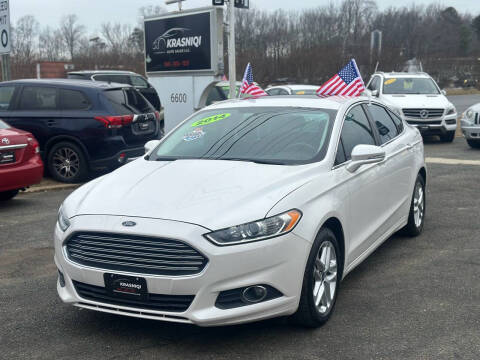 2014 Ford Fusion for sale at Krasniqi Auto Sales LLC in La Plata MD