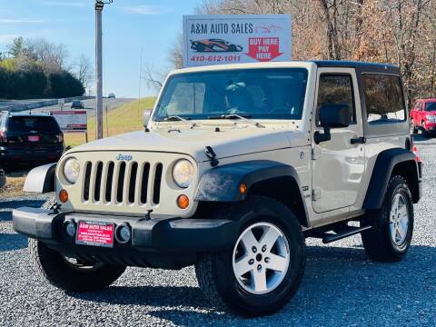2012 Jeep Wrangler for sale at A&M Auto Sales in Edgewood MD