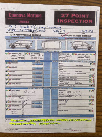 2011 Honda Odyssey Touring