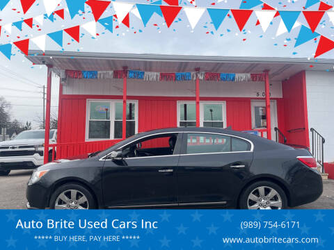 2010 Buick LaCrosse for sale at Auto Brite Used Cars Inc in Saginaw MI