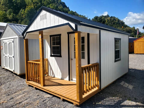  10x16 UTILITY BUILDING PAINTED - CLASSIC PORCH for sale at Auto Energy - Timberline Barns in Lebanon VA