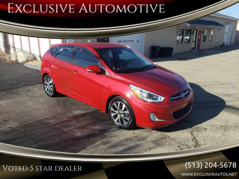 2015 Hyundai Accent for sale at Exclusive Automotive in West Chester OH