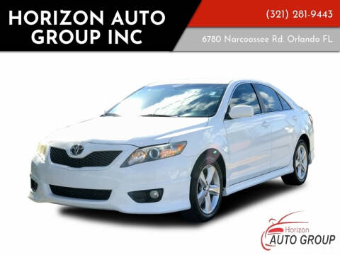 2011 Toyota Camry for sale at HORIZON AUTO GROUP INC in Orlando FL