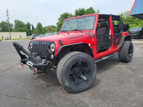 2015 Jeep Wrangler Unlimited for sale at Cruisin' Auto Sales in Madison IN