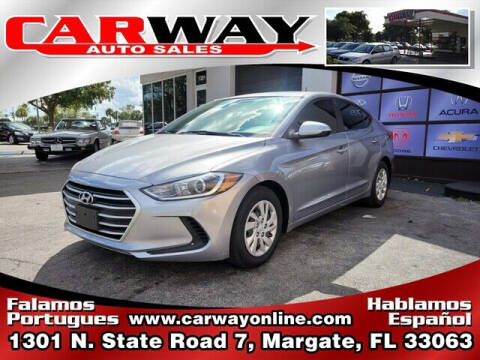 2017 Hyundai Elantra for sale at CARWAY Auto Sales in Margate FL