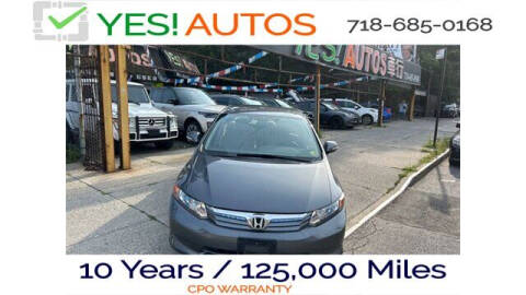 2012 Honda Civic for sale at Yes Haha in Flushing NY