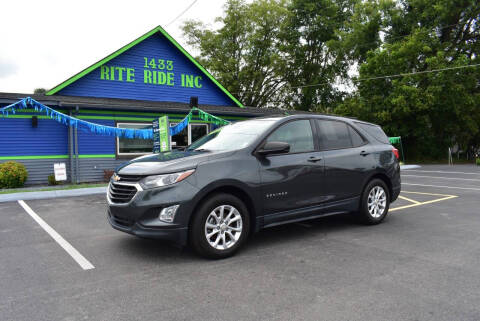 2018 Chevrolet Equinox for sale at RITE RIDE INC. in Murfreesboro TN