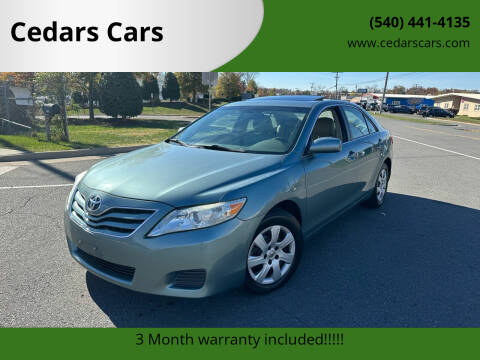 2010 Toyota Camry for sale at Cedars Cars in Chantilly VA