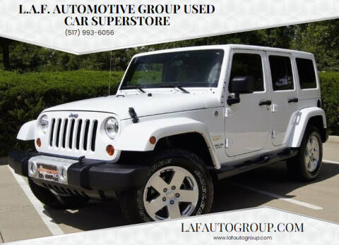 2008 Jeep Wrangler Unlimited for sale at L.A.F. Automotive Group Used Car Superstore in Lansing MI