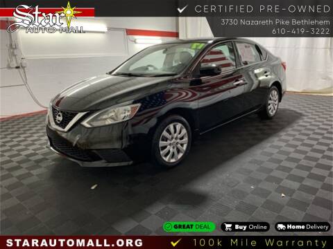 2017 Nissan Sentra for sale at Star Auto Mall in Bethlehem PA