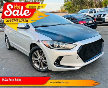 2017 Hyundai Elantra for sale at M&A Auto Sales in Sacramento CA