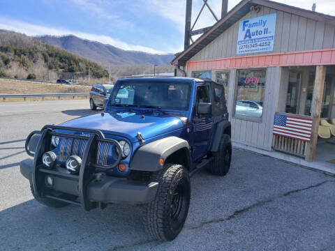 2010 Jeep Wrangler for sale at FAMILY AUTO II in Pounding Mill VA