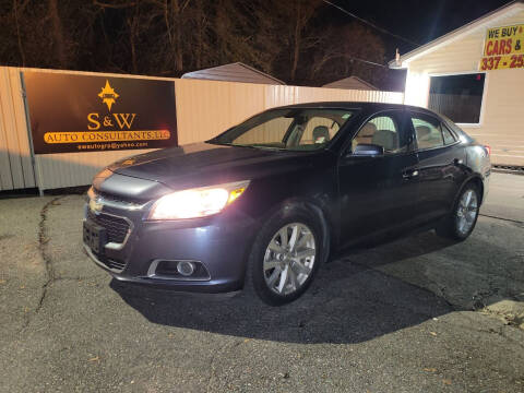 2014 Chevrolet Malibu for sale at S & W Auto Consultants LLC in Opelousas LA