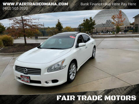 2010 Nissan Maxima for sale at FAIR TRADE MOTORS in Bellevue NE