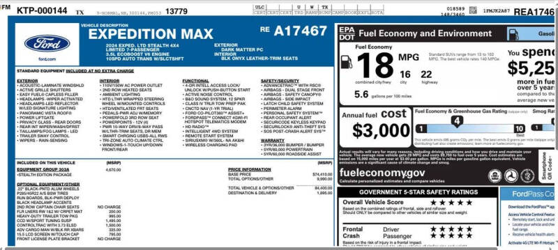 2024 Ford Expedition MAX Limited