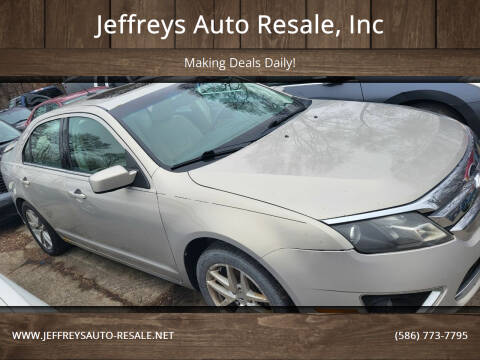 2010 Ford Fusion for sale at Jeffreys Auto Resale, Inc in Clinton Township MI