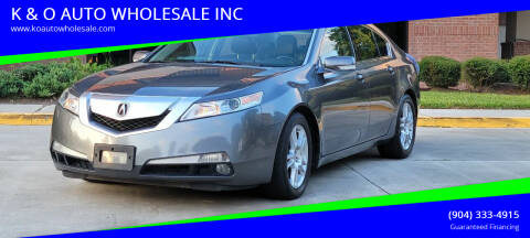 2010 Acura TL for sale at K & O AUTO WHOLESALE INC in Jacksonville FL