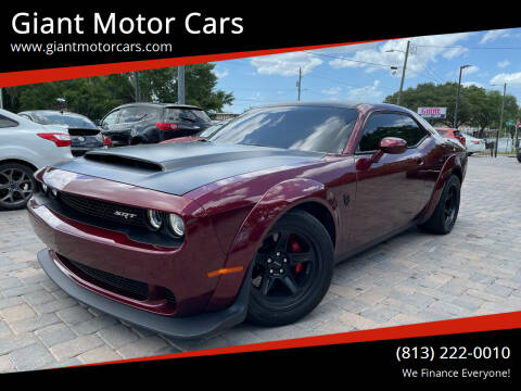 2018 Dodge Challenger for sale at Giant Motor Cars in Tampa FL