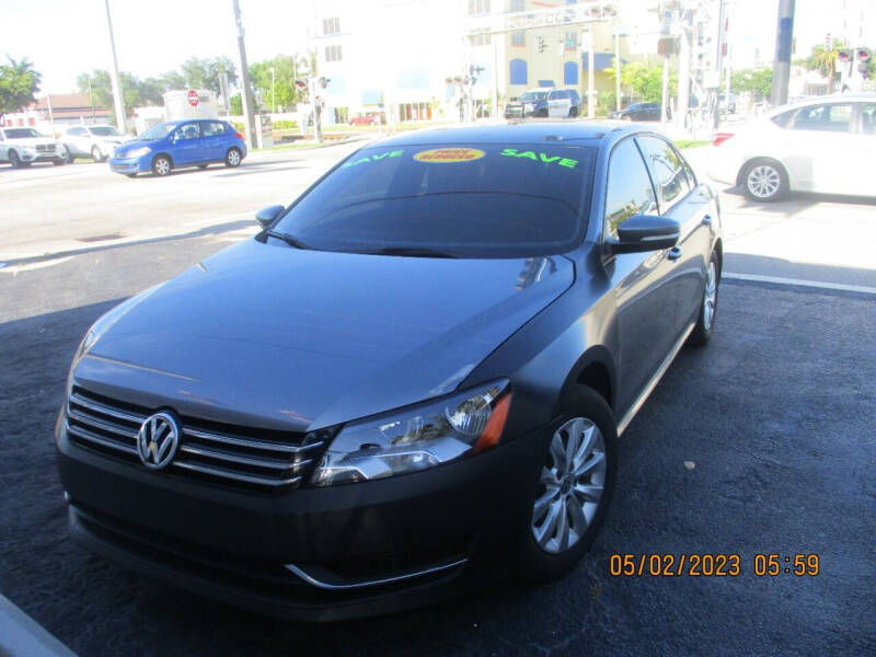 2015 Volkswagen Passat for sale at K & V AUTO SALES LLC in Hollywood FL