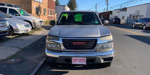 2004 GMC Canyon for sale at Frank's Garage in Linden NJ