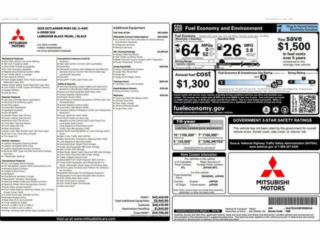 2023 Mitsubishi Outlander PHEV SEL