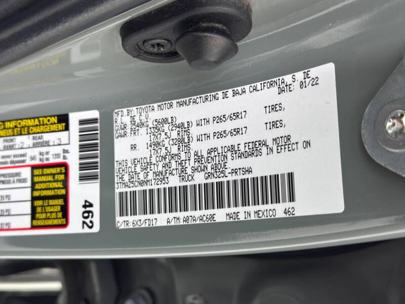 2022 Toyota Tacoma TRD Sport