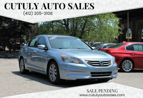 2011 Honda Accord for sale at Cutuly Auto Sales in Pittsburgh PA