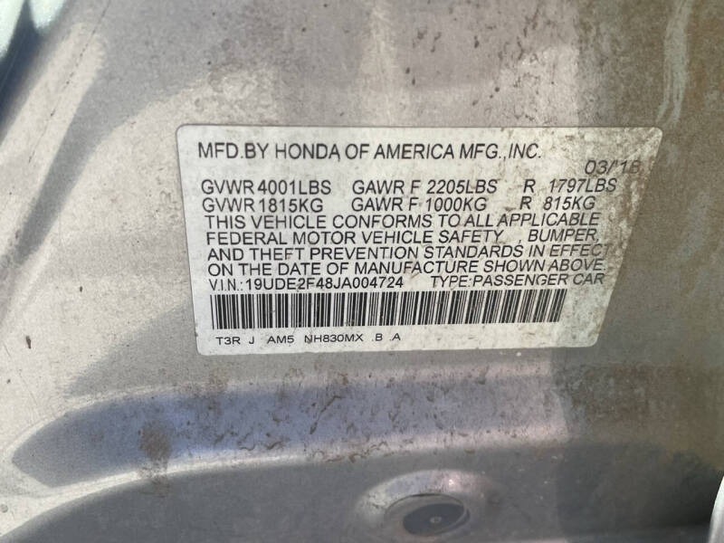 2018 Acura ILX w/Special Edition