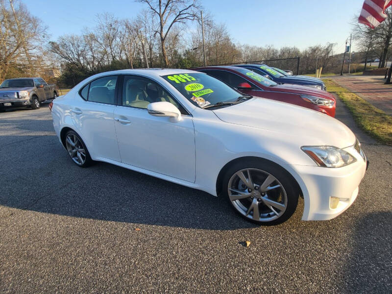 2010 Lexus IS 250 for sale at DON BAILEY AUTO SALES in Phenix City AL